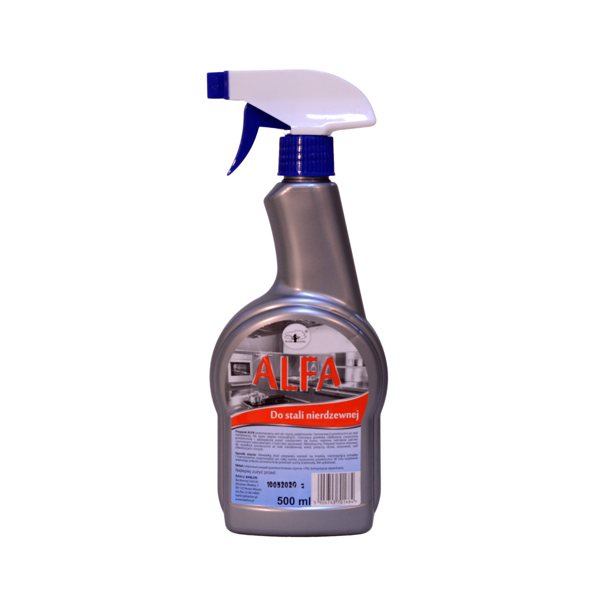 Płyn do stali nierdzewnej Barlon Alfa 500ml