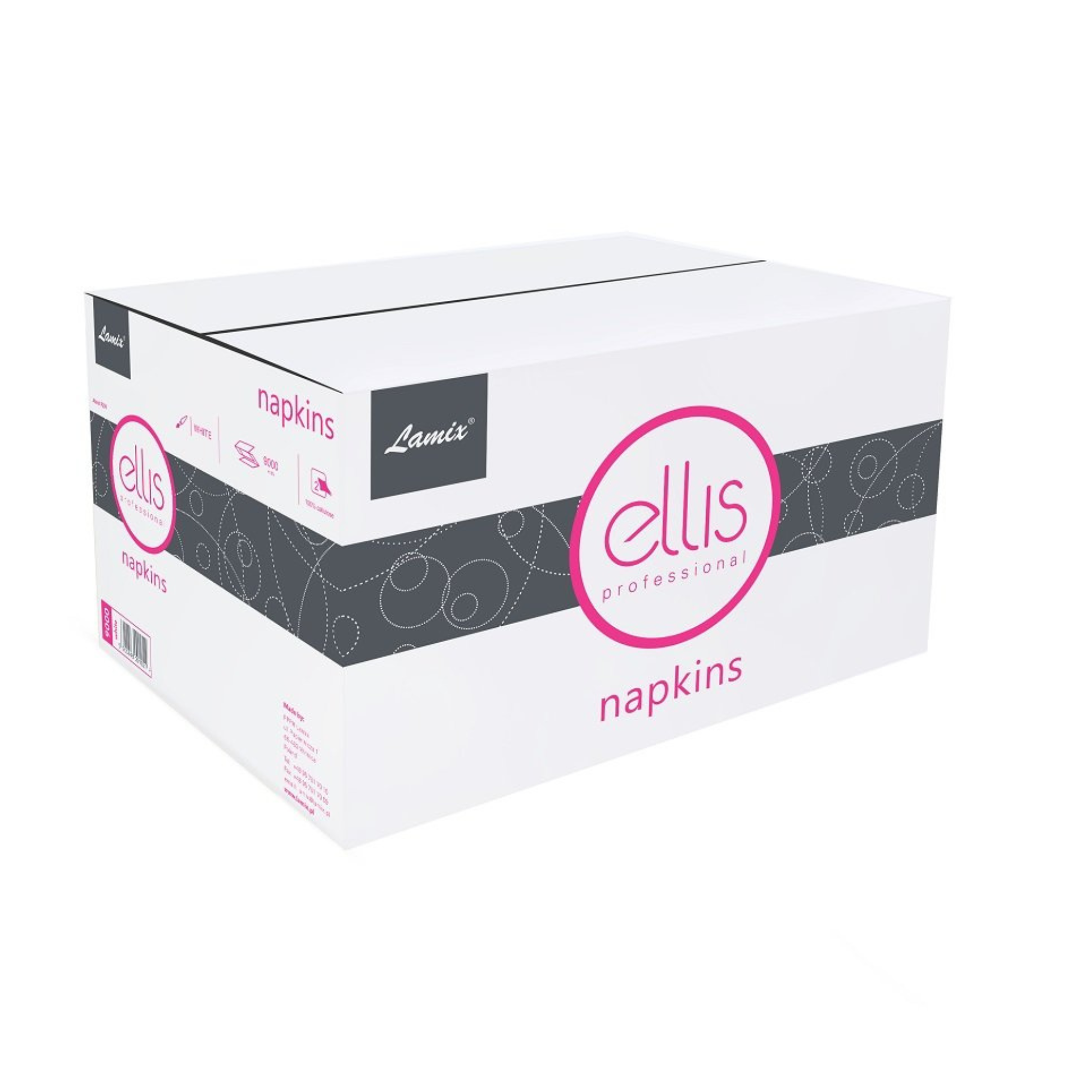 Serwetki Lamix S Ellis Napkins 9000 - biały 1021