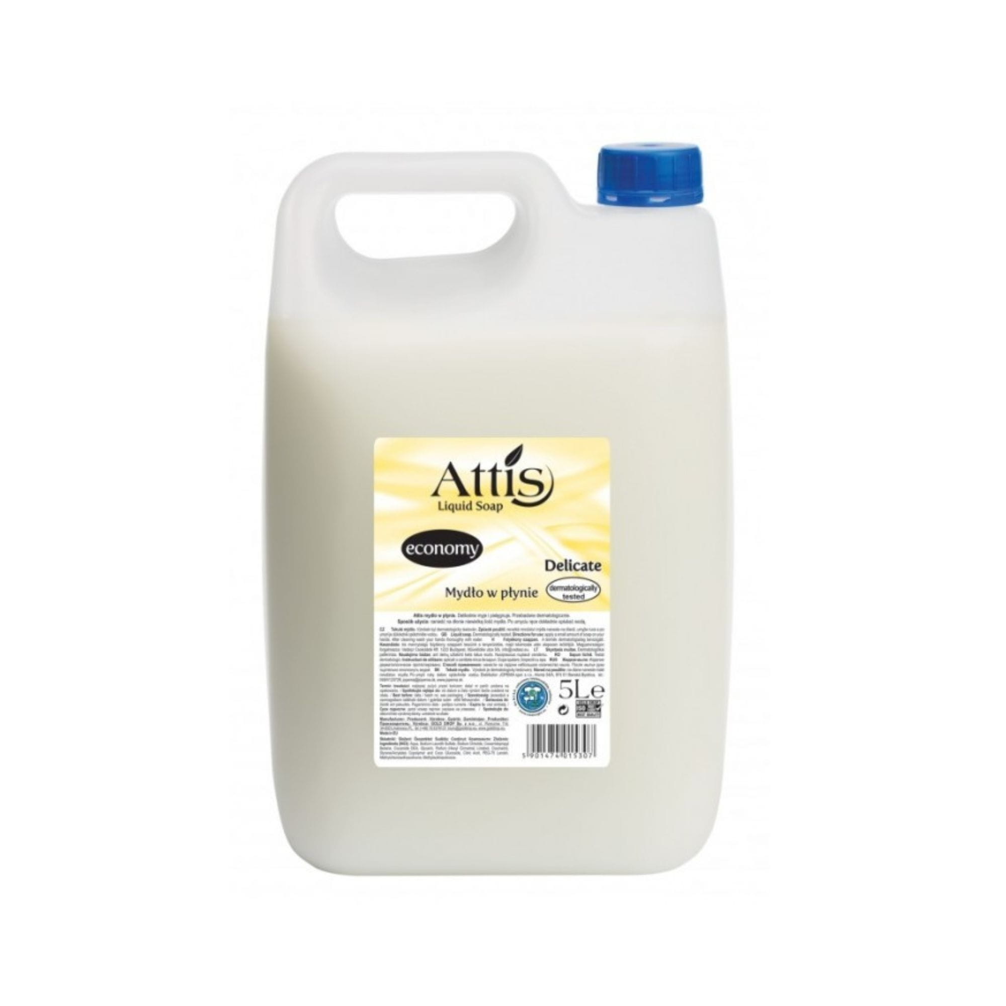 Mydło w płynie ATTIS economy delicate 5L