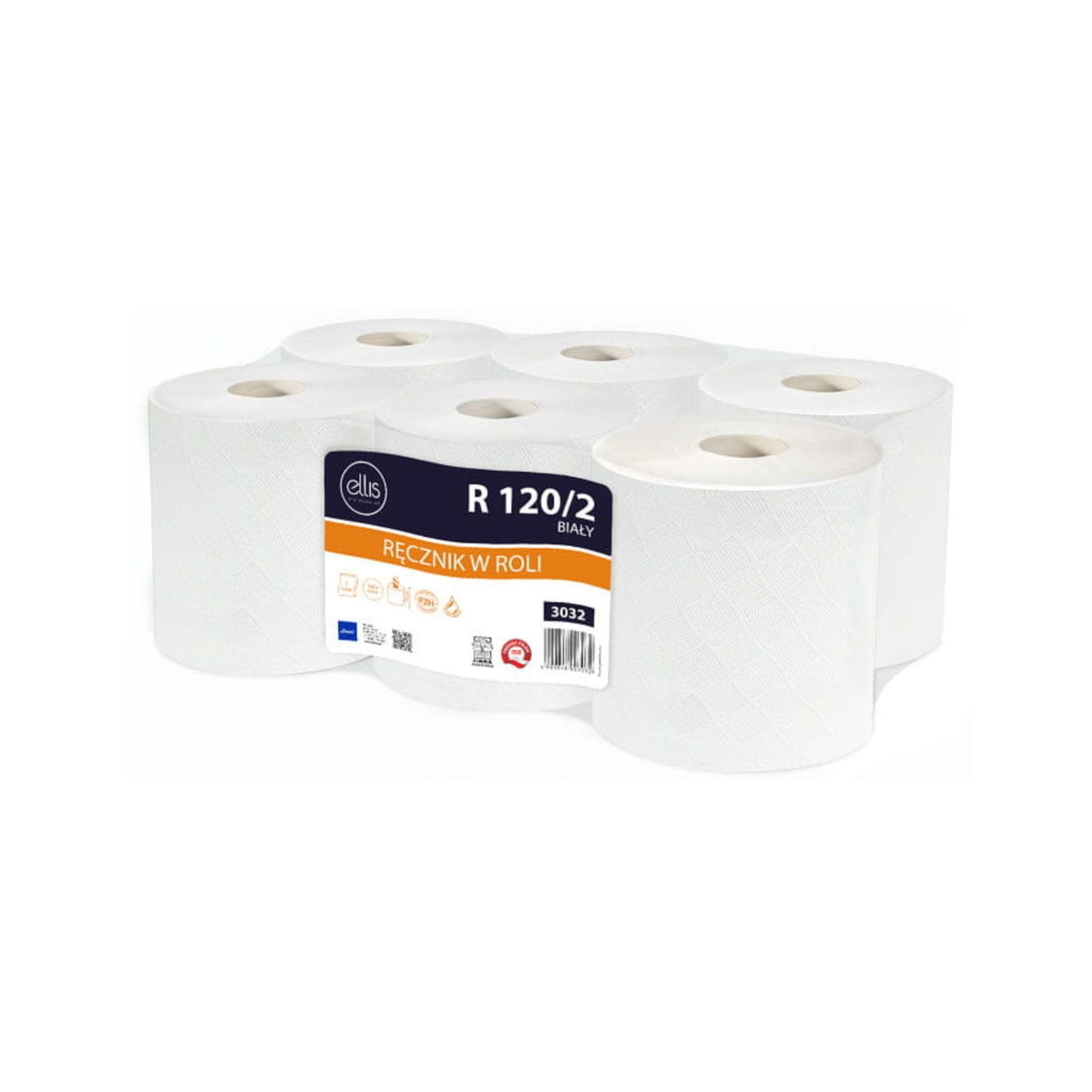Ręcznik w roli celulozowy Lamix R Ellis Professional 120/2 A`6 biały ręcznik w roli 3032