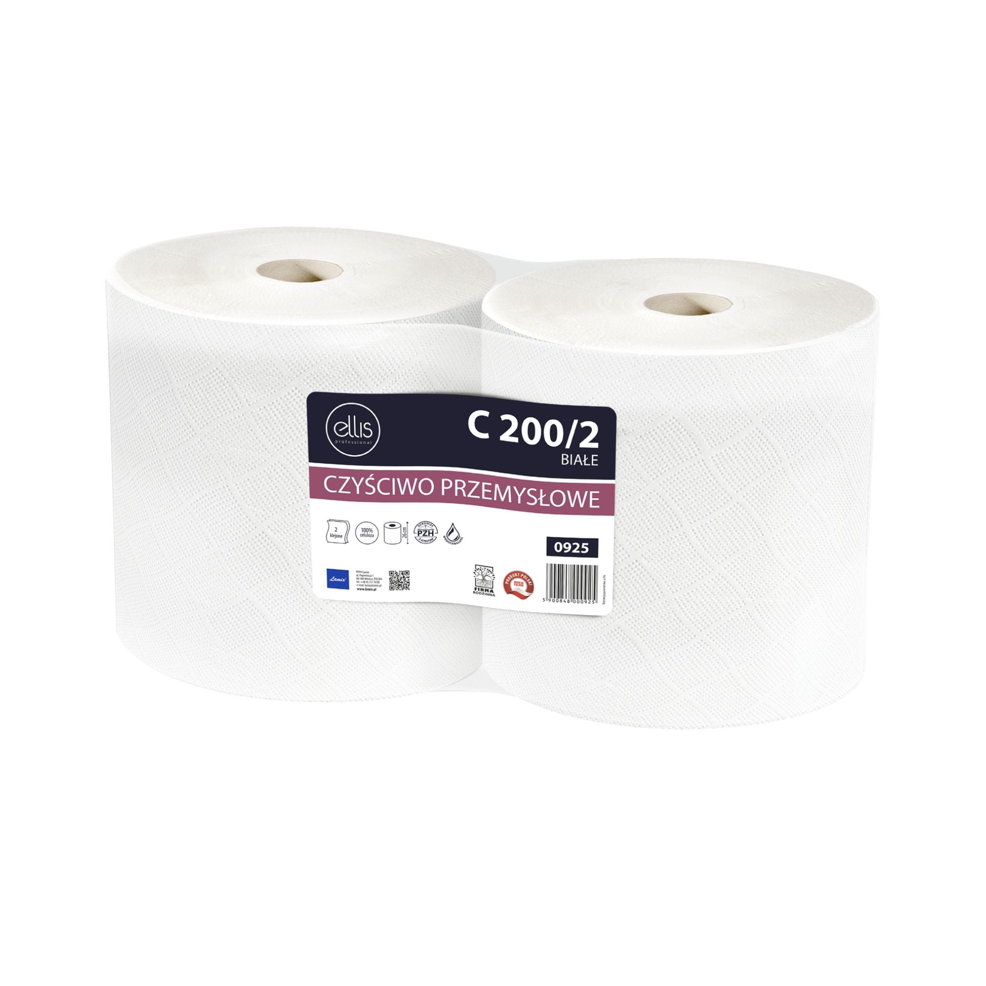 Lamix C Ellis Professional 200/2 czyściwo przemysłowe z celulozy białe 0925
